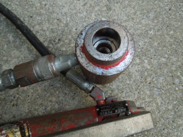 実動動作確認済】RIKEN POWER 理研機器 手動油圧ポンプ MODEL P 実動動作確認済】RIKEN POWER 理研機器 手動油圧ポンプ MODEL P