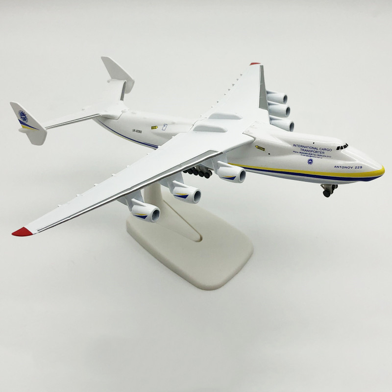 展示用 完成品 航空機 模型 樹脂 ダイキャス ANTONOV 225 AN-225 航空機 約20cm メタル エア アントノフ 225 最大 貨物飛行機 航空機 C504_画像3