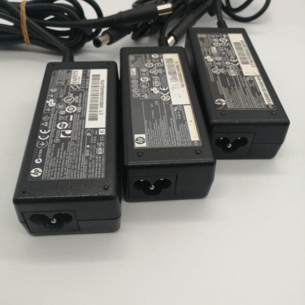 HP 純正 PPP009C D H ACアダプタ 18.5V 3.5A/19.5V 3.33A 65W 3個セット■nx6310 nx6320 nx6325 nc6320 nc6400 6535s 等代用/E7 1212-9_画像5