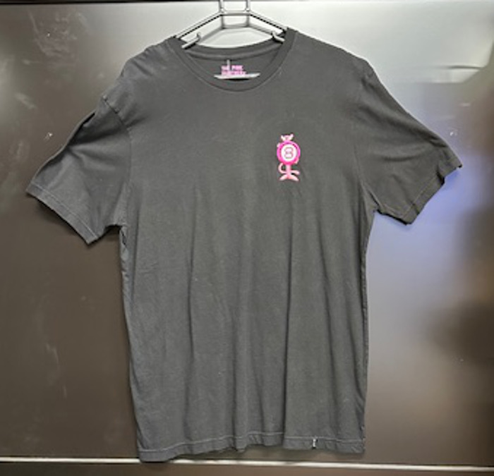 50％OFF！！　HUF 　ハフ　アパレル　TEE　Tシャツ　HUF　X　PP　PINK　BALL　S　TEE　Lサイズ　BLACK_画像1