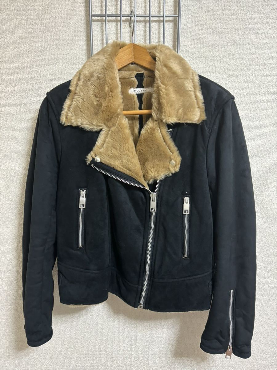 [MOUSSY] jacket black 2 Y2053