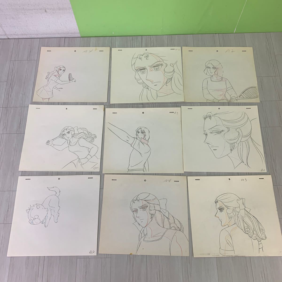 アニメ エースをねらえ 下絵 100枚以上 まとめ売り_画像3