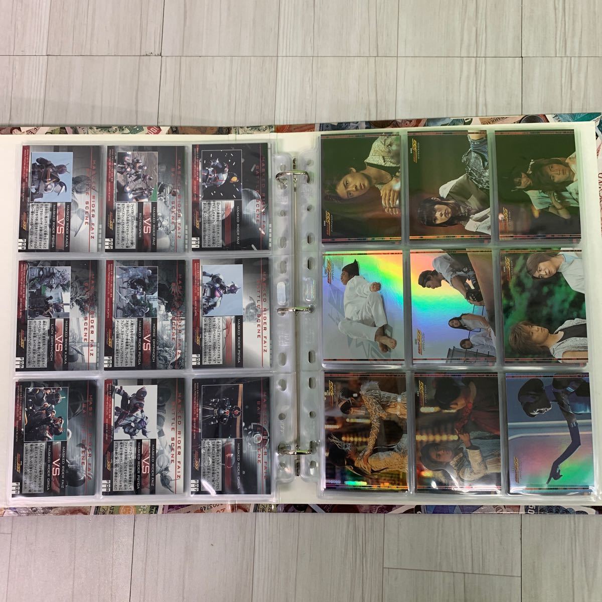 ⑳ 劇場版仮面ライダー555 トレーディングコレクション全72種コンプ+ 