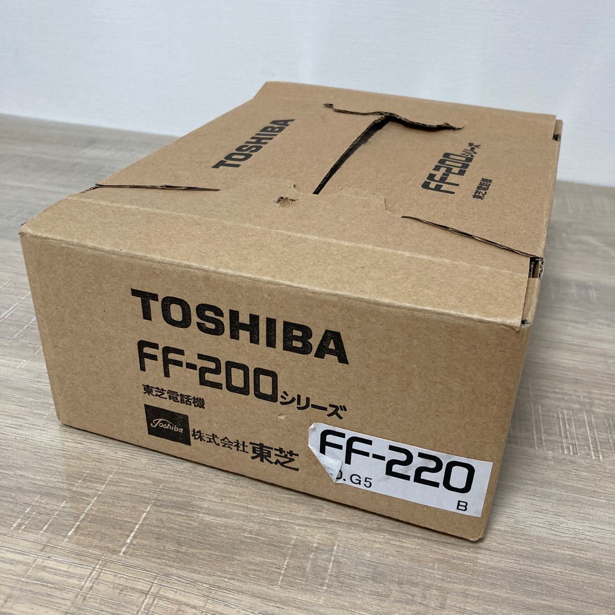 * unused storage goods * Toshiba TOSHIBA single unit telephone machine FF-220 rare! rare goods 