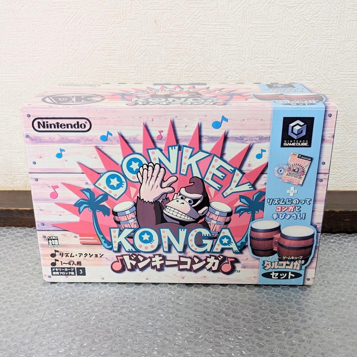 Nintendo GAMECUBE DONKEY KONGA 任天堂 ニンテンドー ゲームキューブ タルコンガセット　現状品_画像8