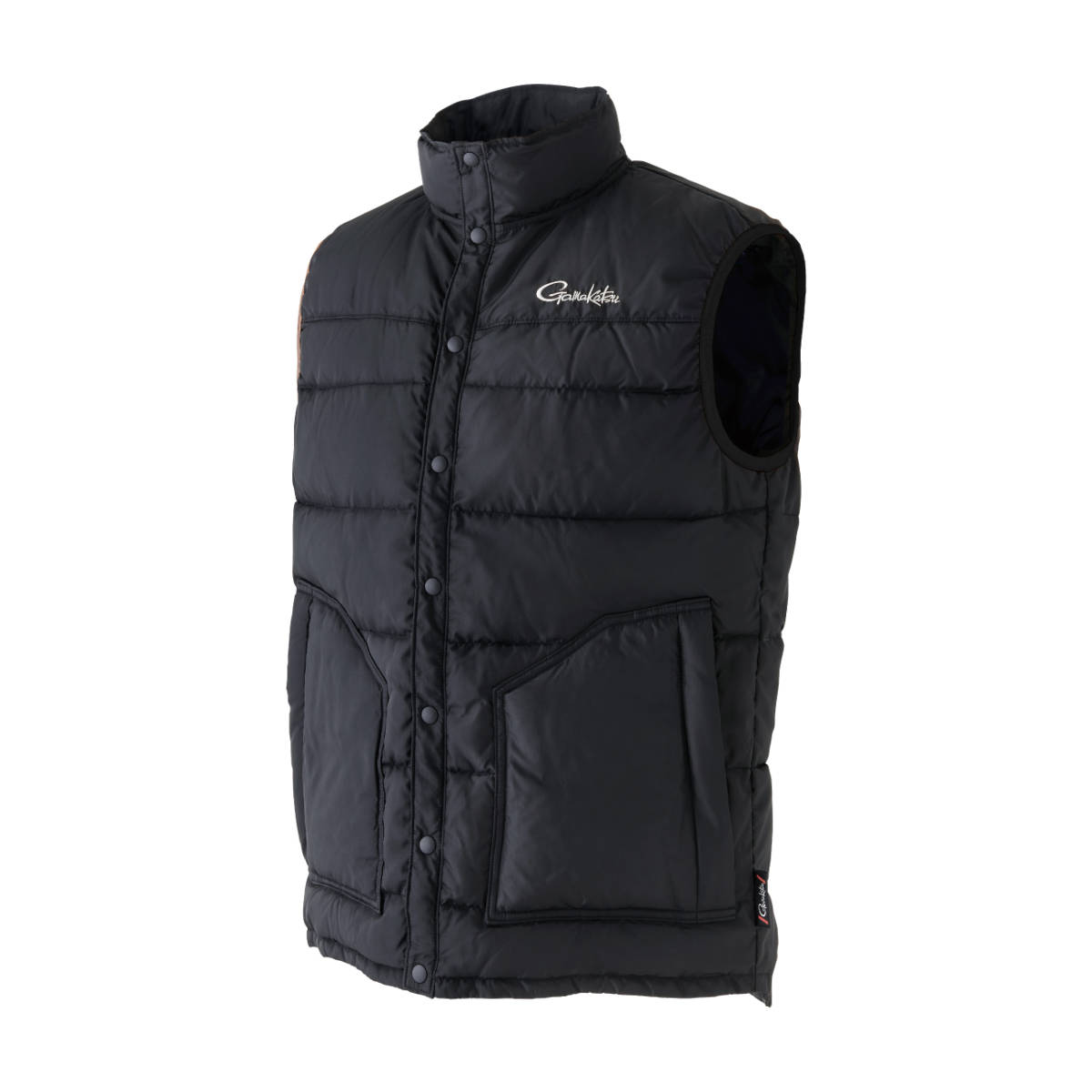  Gamakatsu light down vest GM3724* black black /3L size 