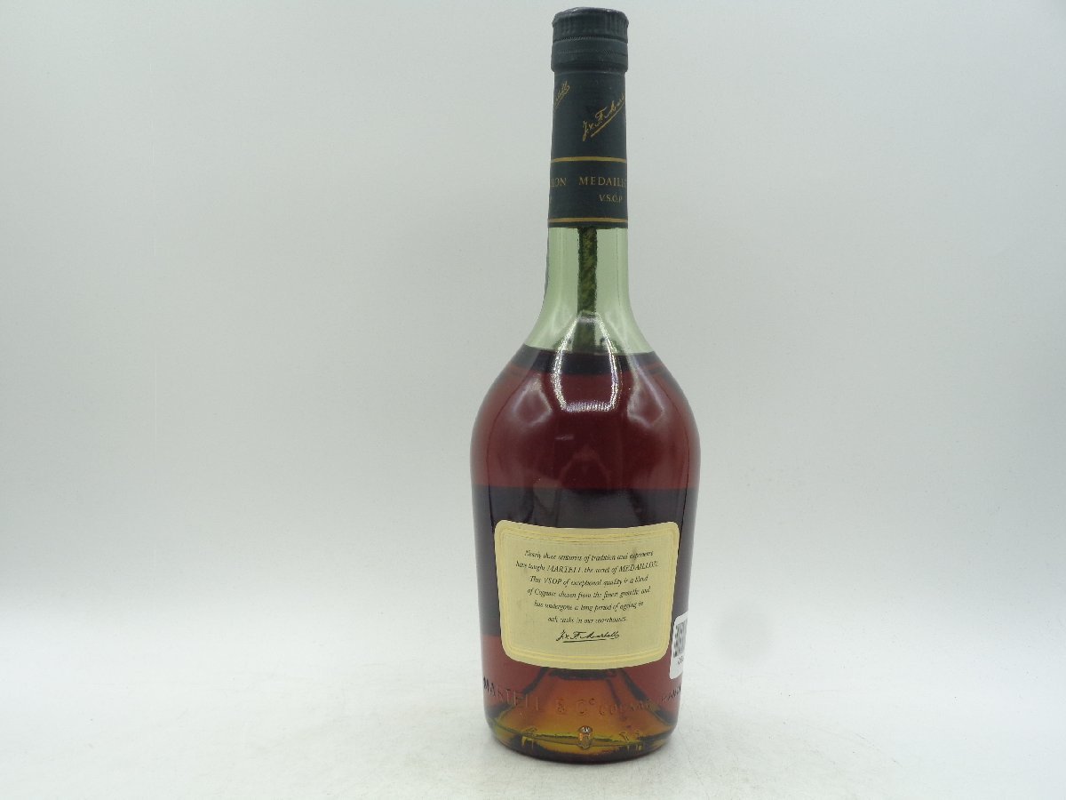 MARTELL VSOP MEDAILLON マーテル VSOP メダイヨン 緑 グリーンラベル コニャック ブランデー 特級 700ml 未開封 古酒 Q5870_画像3