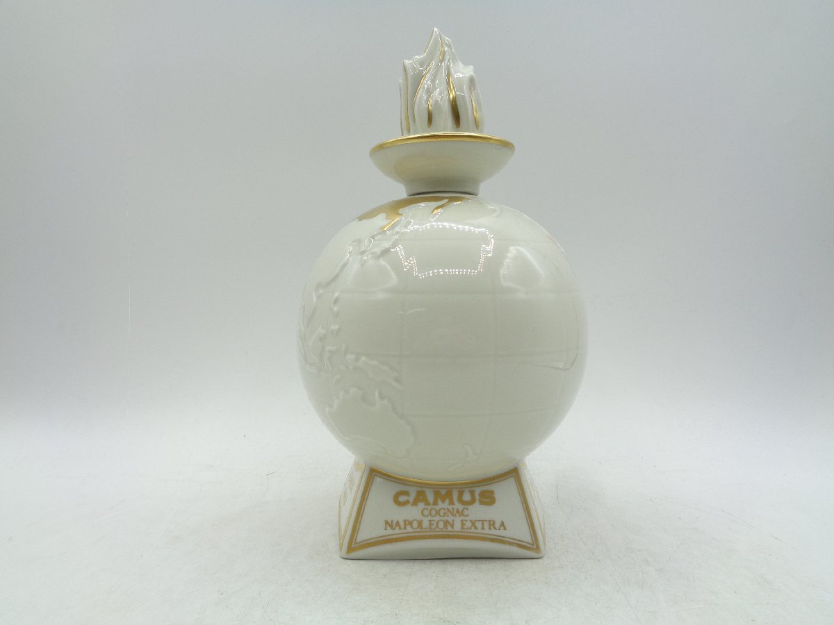 CAMUS NAPOLEON EXTRA MOSCOW カミュ ナポレオン エクストラ 1980 モスクワ オリンピック 記念陶器ボトル 箱入 未開封 古酒 Q6006_画像3
