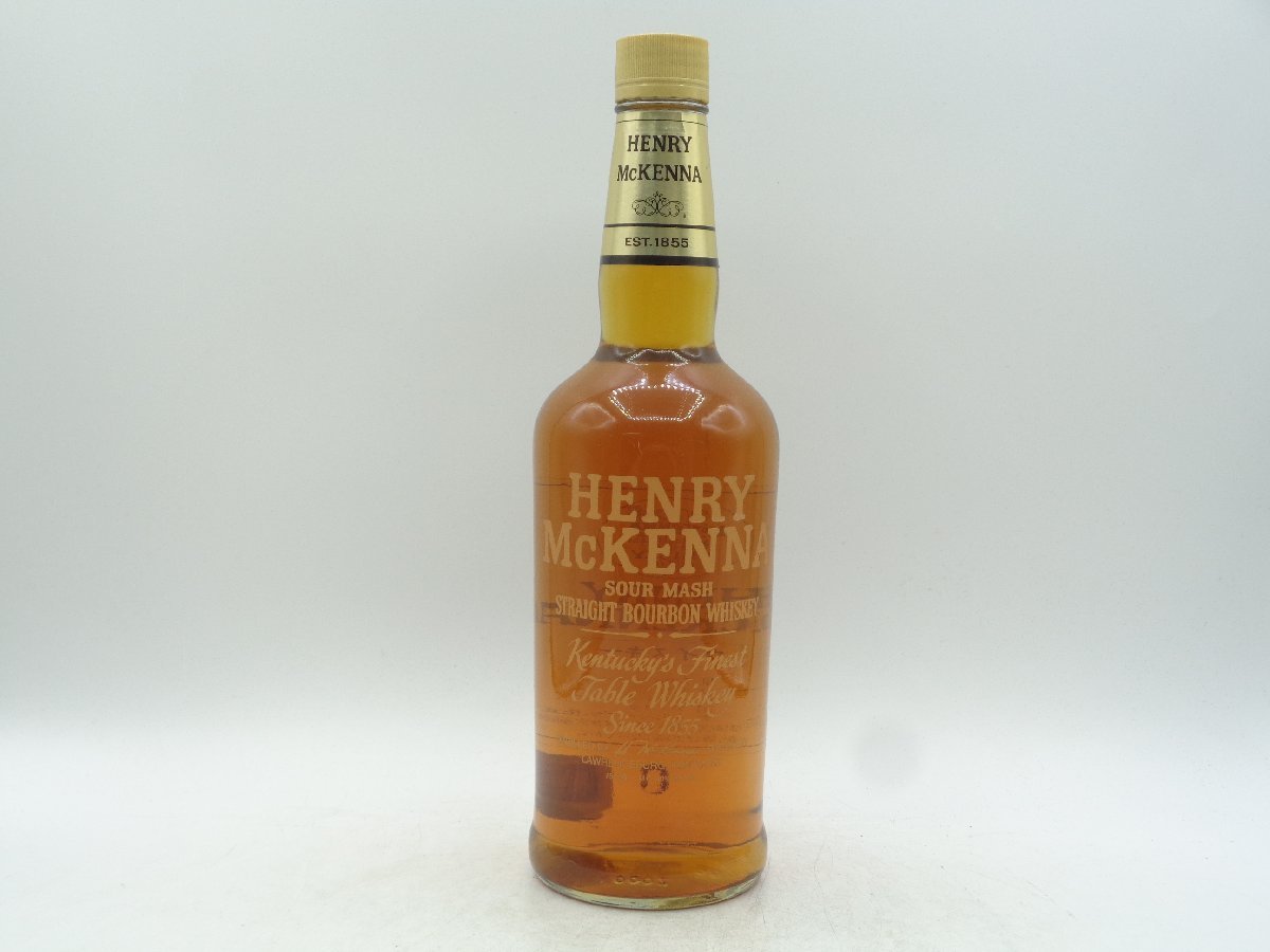 HENRY McKENNA ヘンリー マッケンナ ケンタッキー ファイネスト テーブル ウイスキー ストレート バーボン 750ml 40% 未開封 古酒 J693_画像1