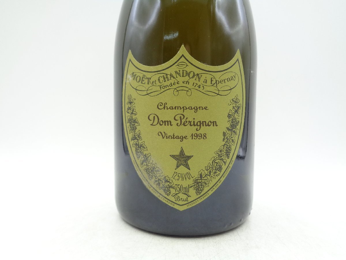 【1円】～ Dom Perignon 1998 ドンペリニヨン シャンパン 未開封 古酒 750ml 12,5% ※液面低下 X248107_画像5