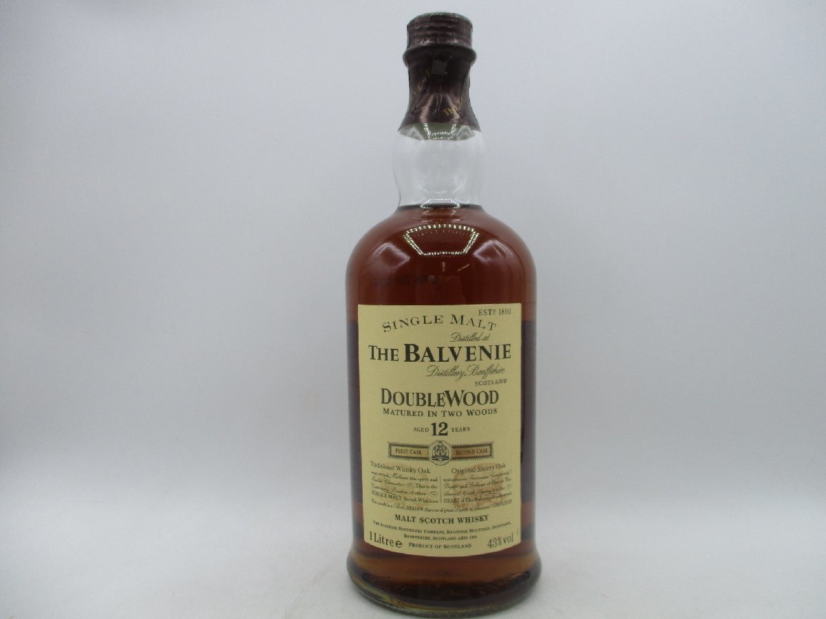 THE BALVENIE DOUBLE WOOD 12年 バルヴェニー ダブルウッド シングルモルト スコッチ ウイスキー 1000ml 43％ 箱入 X248986_画像2