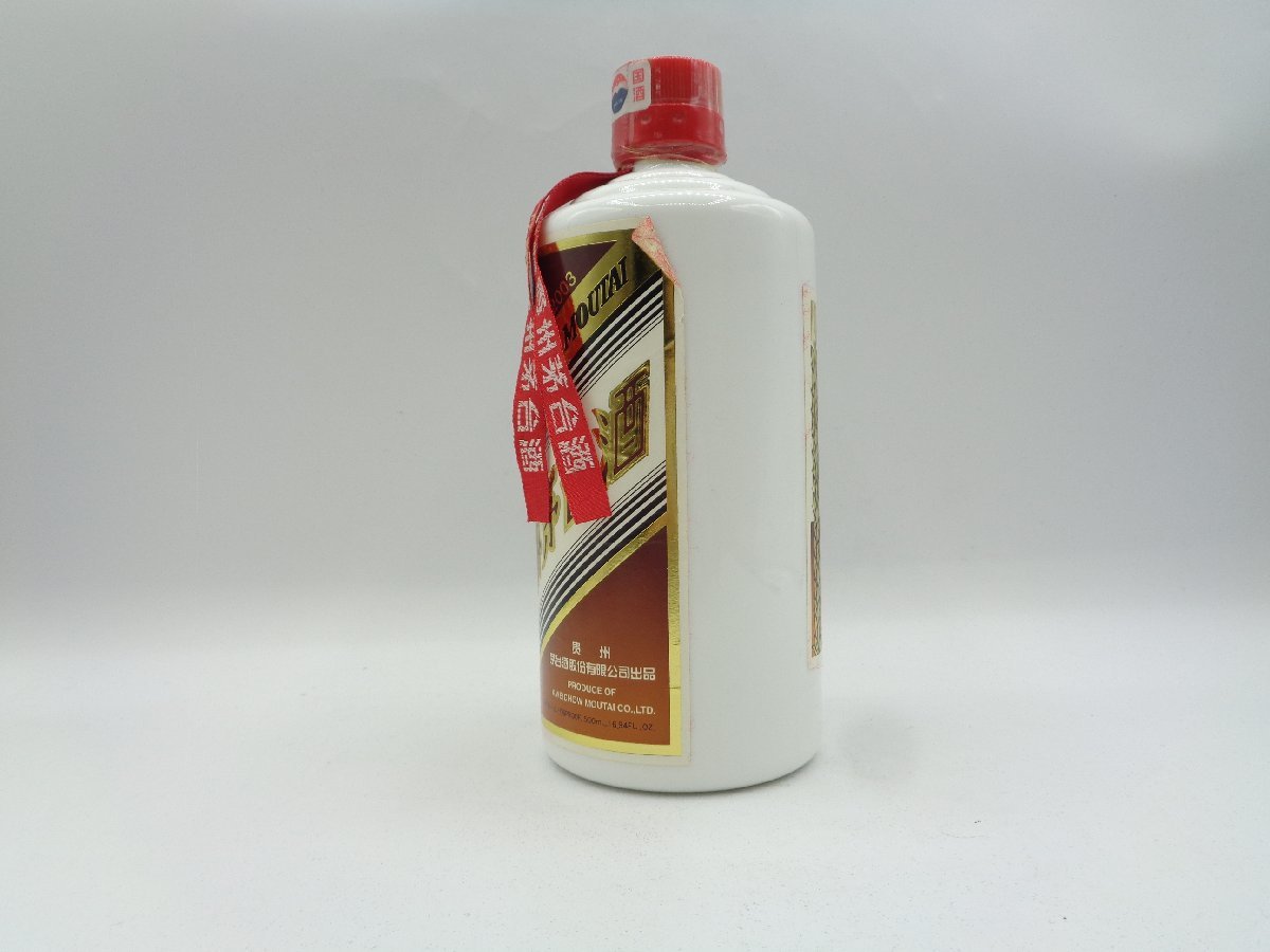 【1円】～ 中国酒 貴州芽台酒 2003 PRECIOUS MOUTAI マオタイ酒 天女 ゴールドラベル 937g 500ml 53% 箱入 未開封 古酒 Q6517_画像3