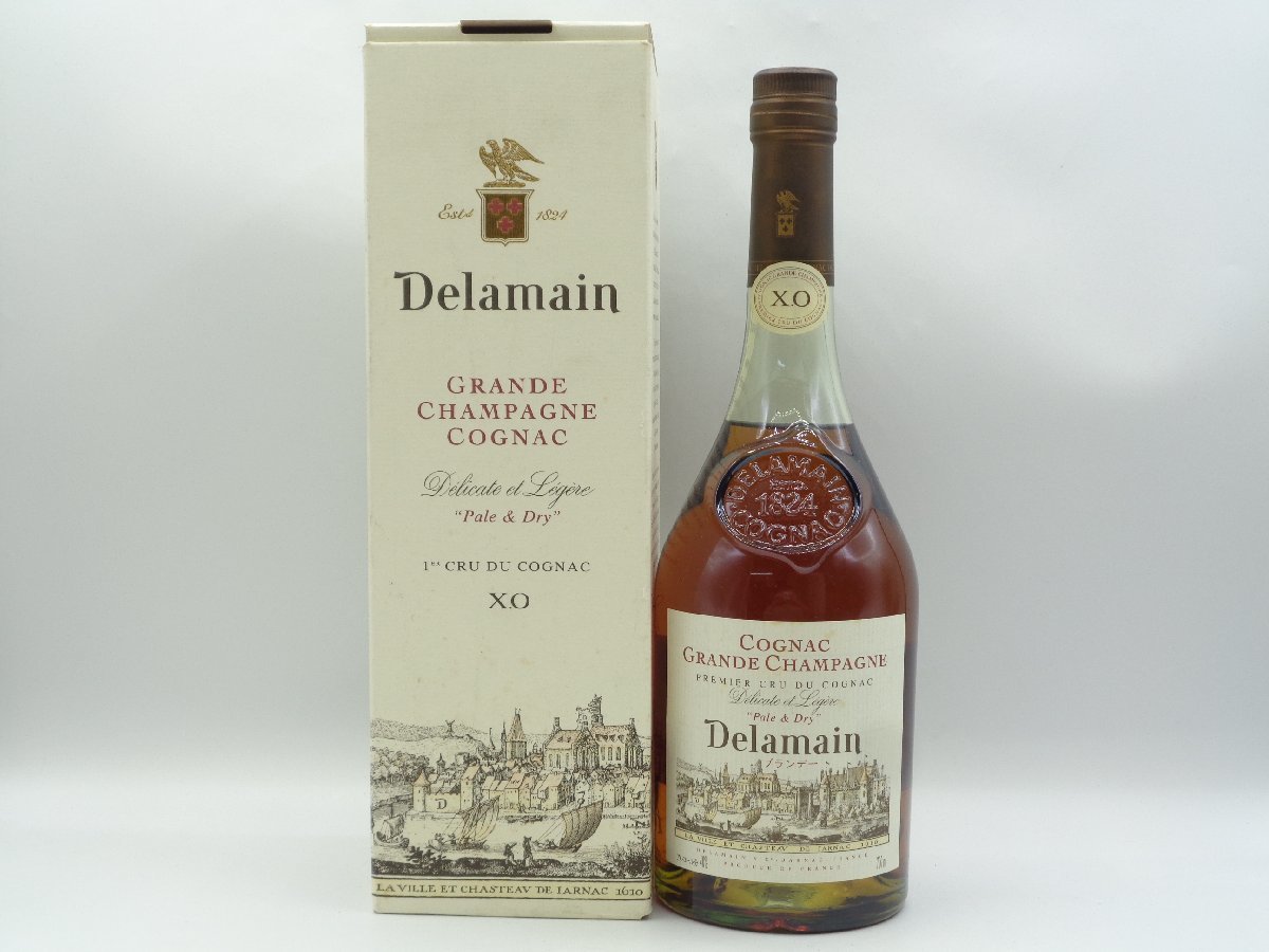 Delamain XO PALE & DRY デラマン ペール & ドライ グラン シャンパーニュ コニャック ブランデー 700ml 箱入 未開封 古酒 X251014_画像1