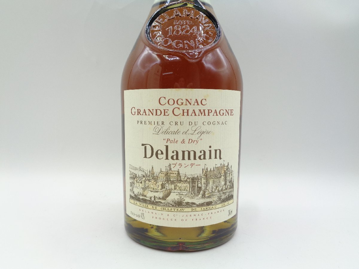 Delamain XO PALE & DRY デラマン ペール & ドライ グラン シャンパーニュ コニャック ブランデー 700ml 箱入 未開封 古酒 X251014_画像6