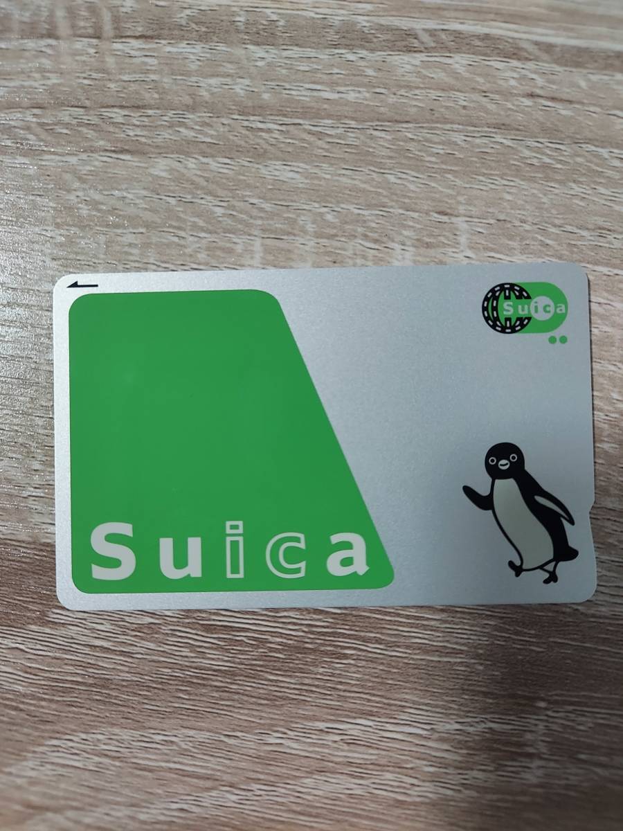 無記名Suica (スイカ)カード,残額0円,デポジット500円分のみ_画像1