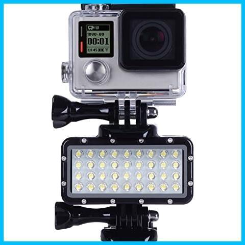 Gopro Hero For 11/ ダイビングライトハイパワー調光対応防水LEDビデオライトナイトライトダイビング水中ライト防水Compatible_画像5