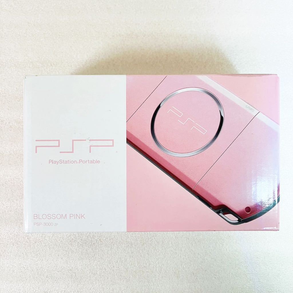 動作品 1円〜 psp3000 ブロッサムピンク PlayStation Portable 3000ZP Blossom Pink 新品電池交換済み 動作確認済み_画像1