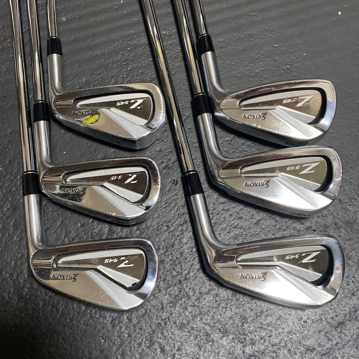 アイアン 名器 Z545 FORGED ダンロップ スリクソン アイアンセット6本(5I-PW) プロジェクトX 6.0 FLIGHTED 希少シャフトZX5 系統モデルの画像1