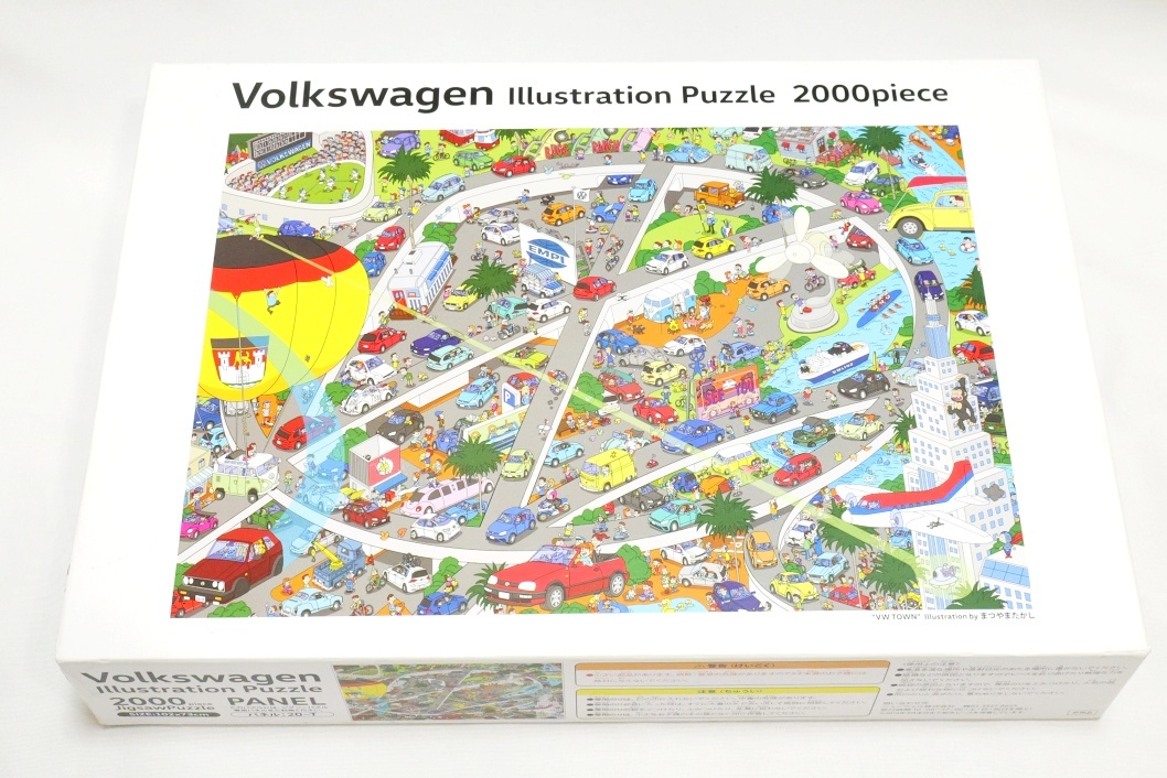 ■希少即決！まつやまたかし Volkswagen フォルクスワーゲン 2000ピース 102x73cm ジグソーパズル_画像1