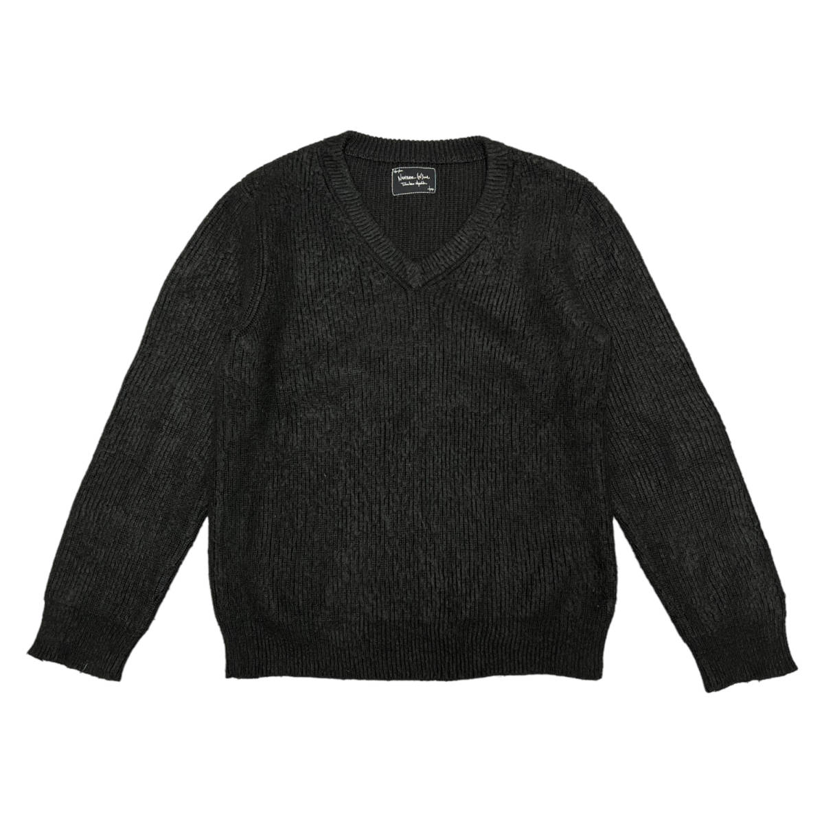 EF17）希少 ナンバーナイン 03ss/aw ニット ブラック size:2 / ブルゾンジャケットコートシャツパンツデニムパーカースウェット