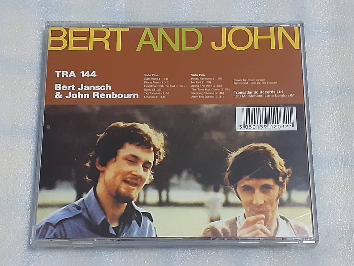 BERT JANSCH & JOHN RENBOURN/BERT AND JOHN 輸入盤CD BRITISH FOLK 66年作_画像4