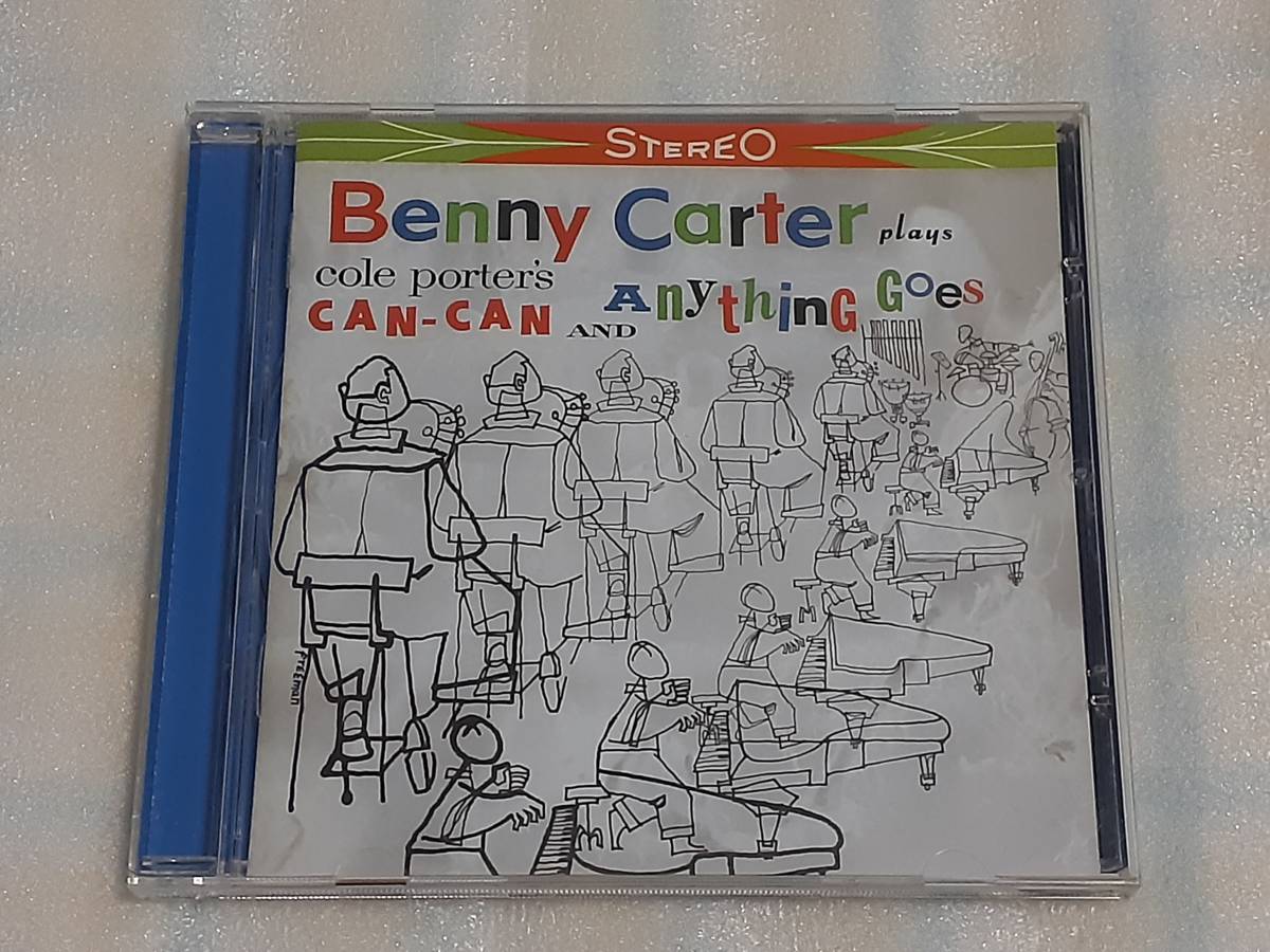 BENNY CARTER/CAN-CAN AND ANYTHING GOES+ASPECTS 輸入盤CD US JAZZ BIG BAND SWING 58年作の画像1