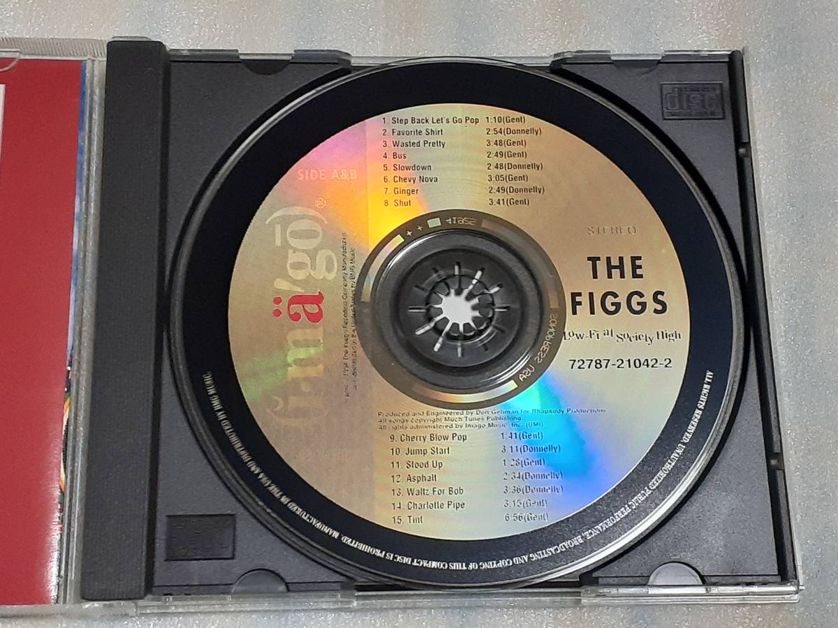 THE FIGGS/LOW-FI AT SOCIETY HIGH 輸入盤CD US POWER POP ROCK 94年作_画像3