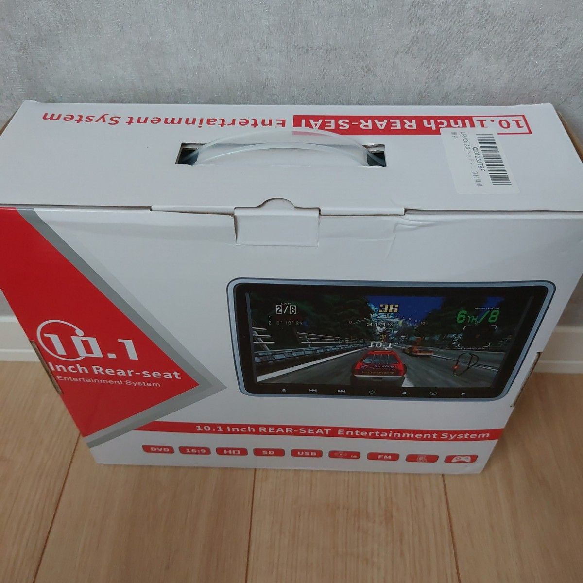 未使用】DVDプレーヤー 車載用 後部座席 ヘッドレストモニター10 未使用】DVDプレーヤー 車載用 後部座席 ヘッドレストモニター10