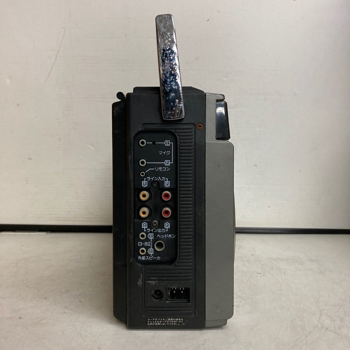 R680 National RQ-4050 ラジオカセットレコーダー ラジカセ 本体のみ/動作未確認 ジャンク品_画像10