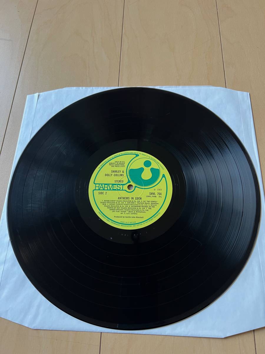 必殺の英原盤 Shirley Collins & Dolly Collins/ Anthems in Eden UK Original Harvest SHVL 754 1969年_画像9