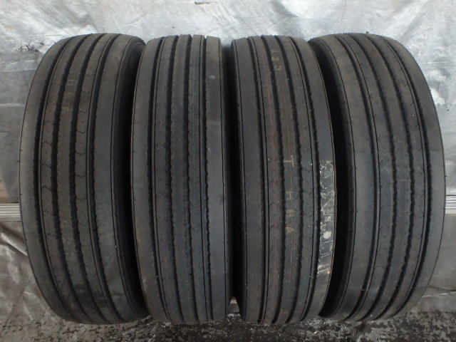 ダンロップ SP330 275/80R22.5 151/148J 中古 9.9分山 4本セット サマータイヤ 2019年製_画像1