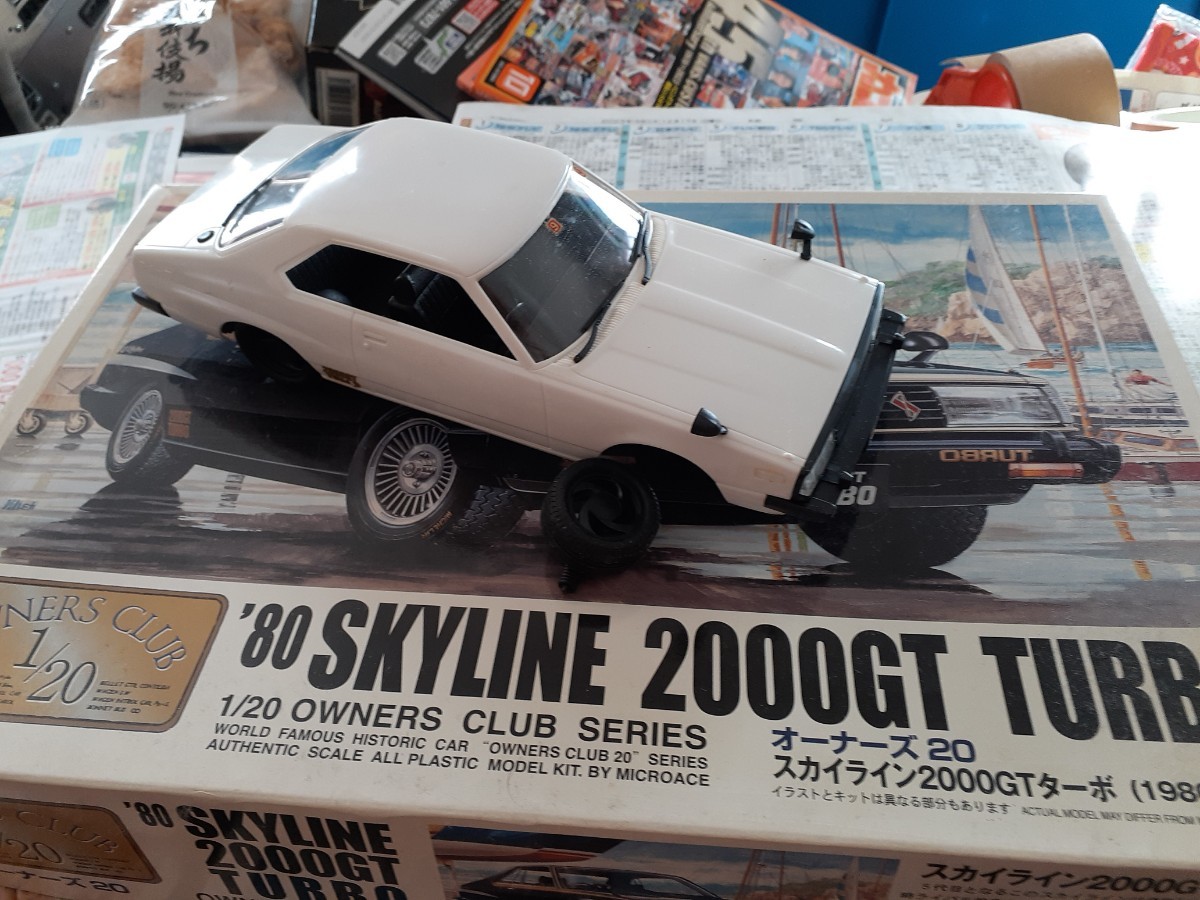 スカイライン　2000GT TURBO ジャパン　ジャンク　マイクロエース？　1/20？_画像2