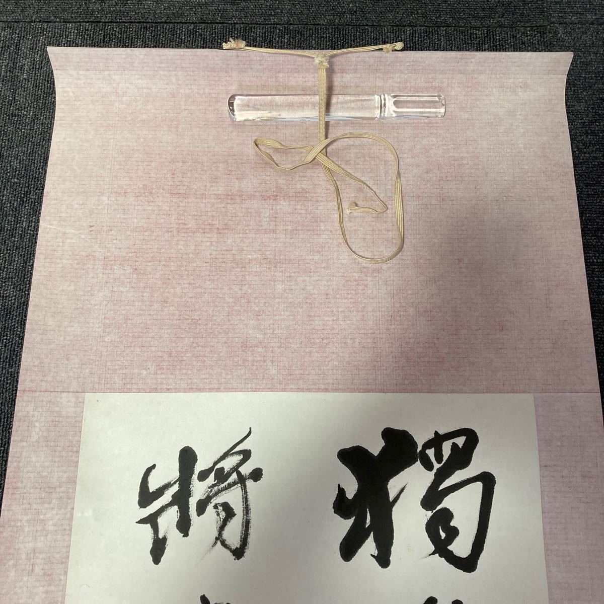 【模写】掛軸 武田瑞峰 紙本 書 箱無 同梱可能 No.2122_画像3