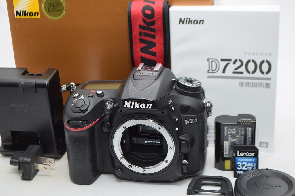 ★Nikon ニコン D7200 ボディ★元箱付・ショット数約29000回