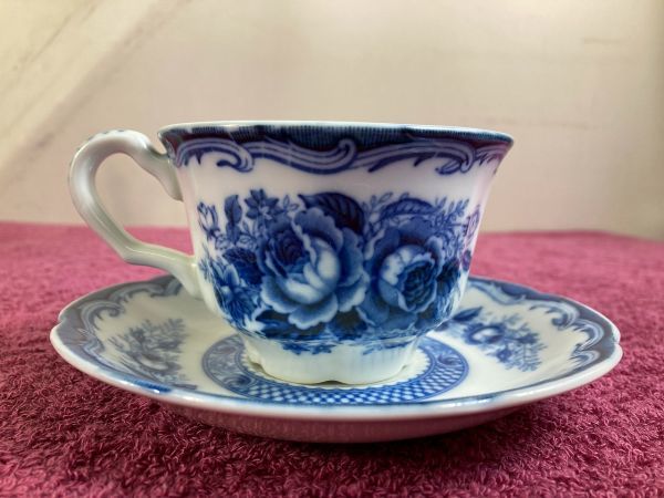 ◆FH14 Blue Rose 食器 まとめ　平皿×3点、カレー皿×3点、カップ＆ソーサー×5客、カップのみ×1点◆N_画像7