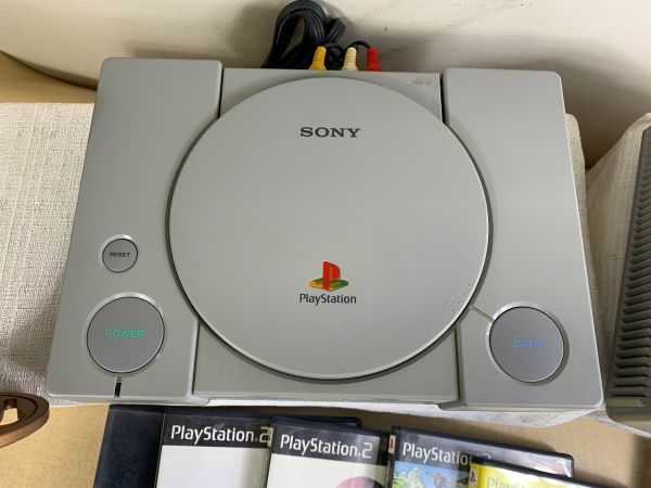 ◆FJ35 SONY Play station 本体 コントローラー カセット まとめ プレイステーション　動作未確認◆T_画像7