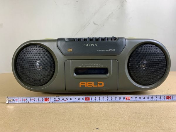 ◆FI90 SONY CD RADIO CASSETTE-CORDER CFD-970 CDラジカセ◆T_画像2