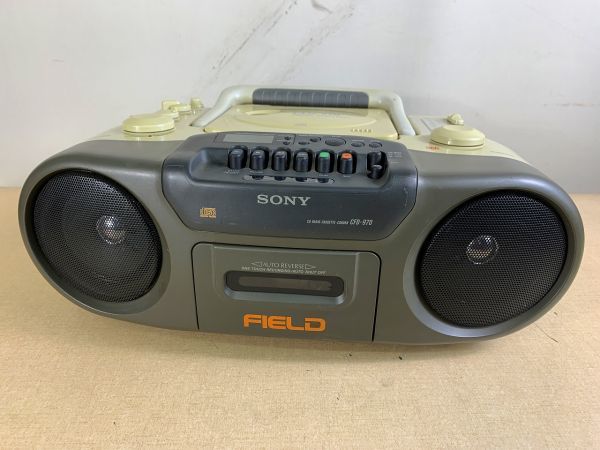 ◆FI90 SONY CD RADIO CASSETTE-CORDER CFD-970 CDラジカセ◆T_画像1