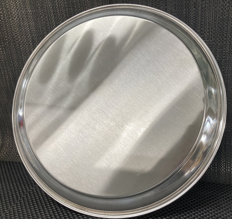  new goods unused maru ef made 35cm stainless steel tray O-Bon hood tray for kitchen use goods business use tray 
