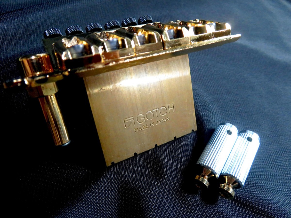 ★新品セール/最安値！★GOTOH／GE1996T-GG ◆国産 高品質 高精度 ゴトー Floyd Rose／フロイドローズtype トレモロ／Tremolo ゴールド／G_画像3