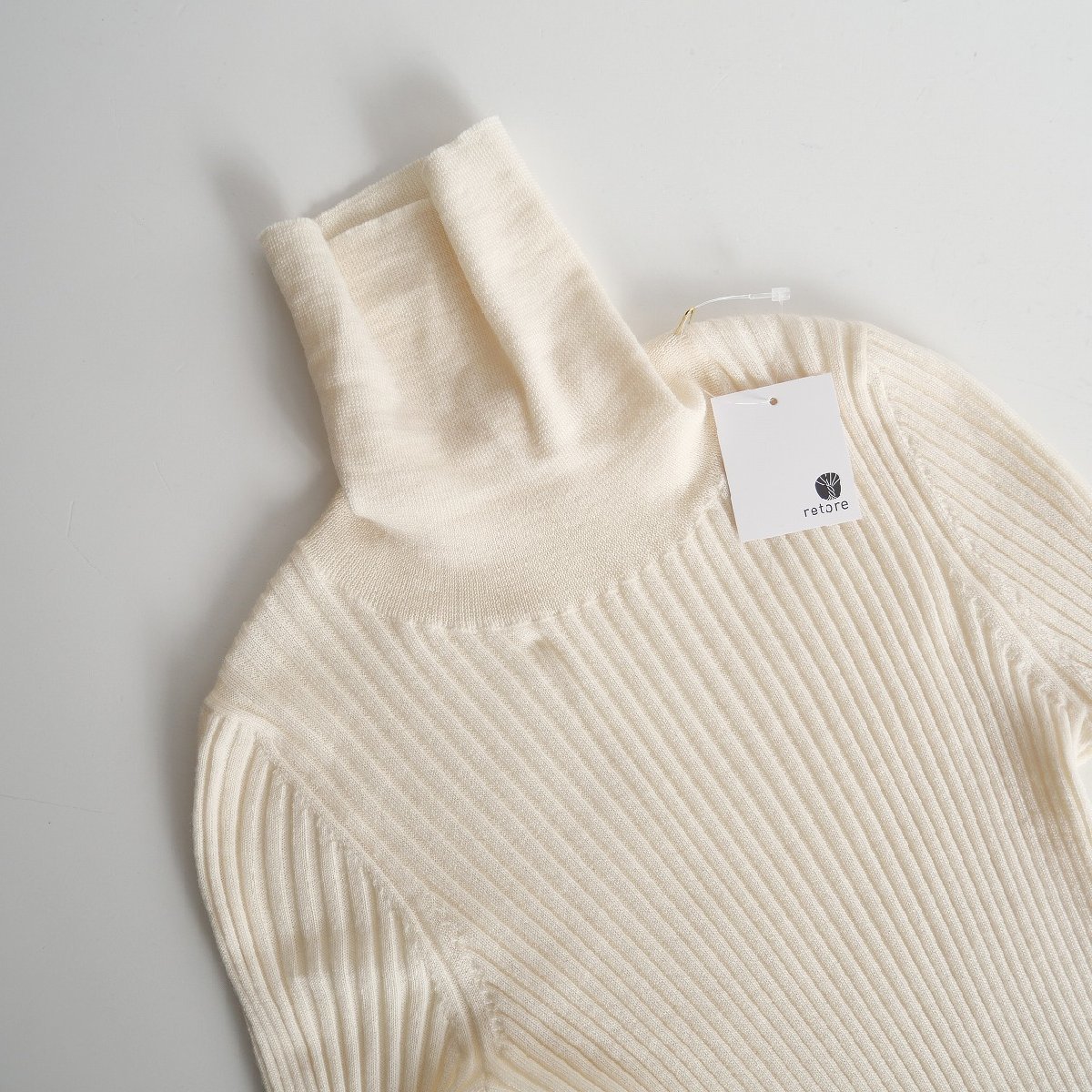 2022 / 未使用 / L'Appartement ドゥーズィーエムクラス / WIDE Rib Knit ニット / 22080560201510 / 2312-0227_画像4