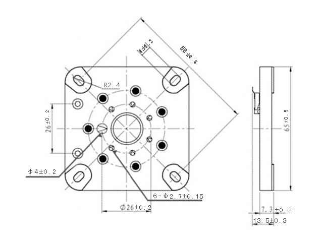 7ピン 真空管ソケット 送信管 829B 2個セット 管理番号[SO0003]_画像3