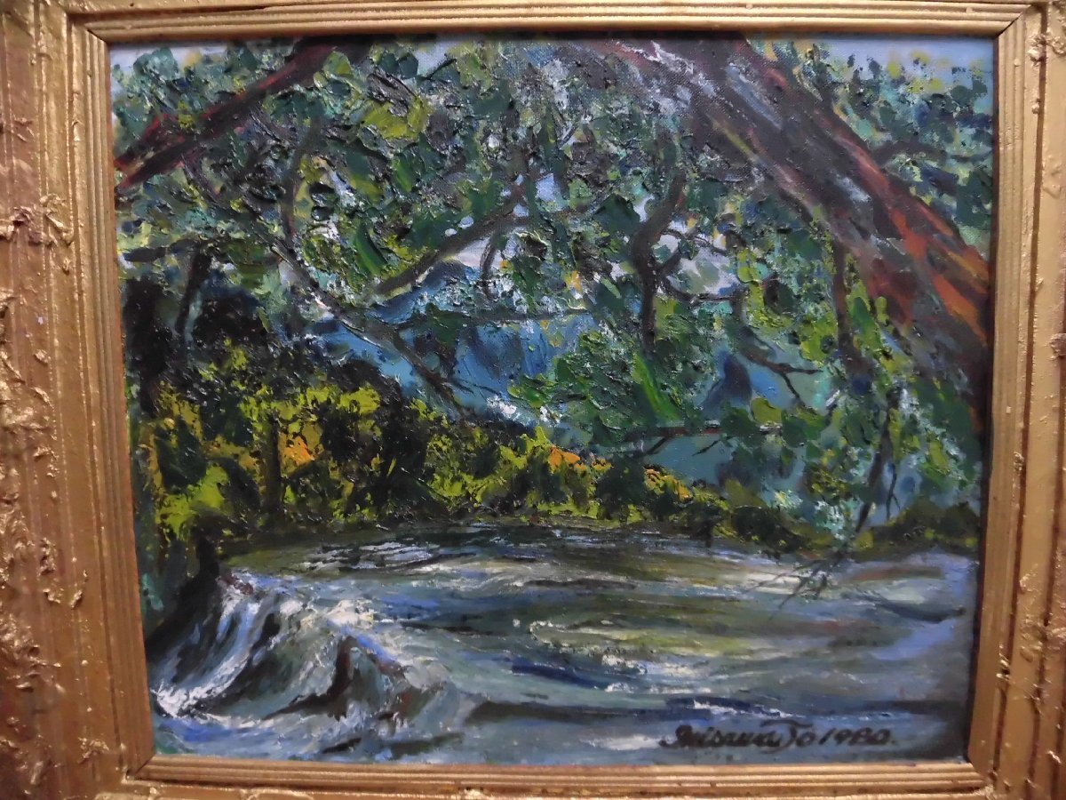 ** oil painting oil painting scenery F10 picture **