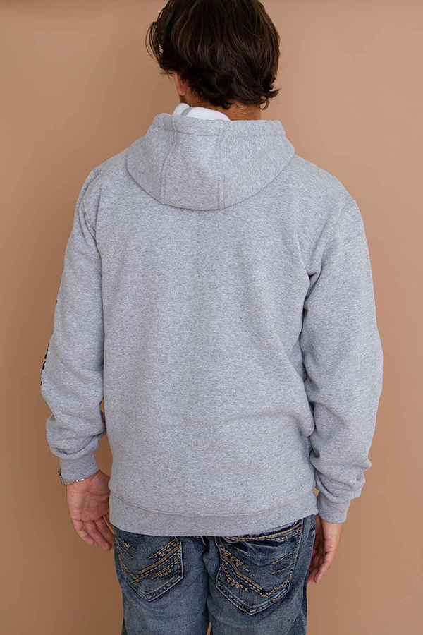 Carhartt (カーハート) US パーカー プルオーバー (K288) MW Signature Sleeve Logo Pullover Hoodie Heather Grey ヘザーグレー (M)_画像6