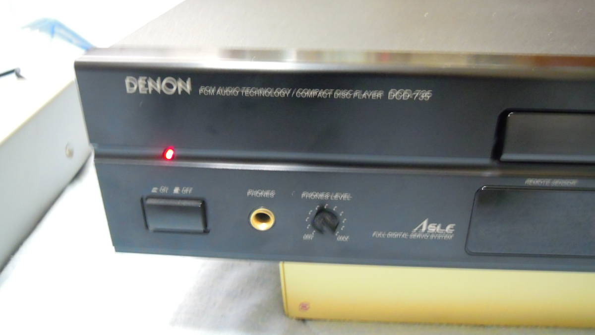 DENON フルサイズ　高級CDプレーヤ　DCD-735　CDRテストOK！_画像2