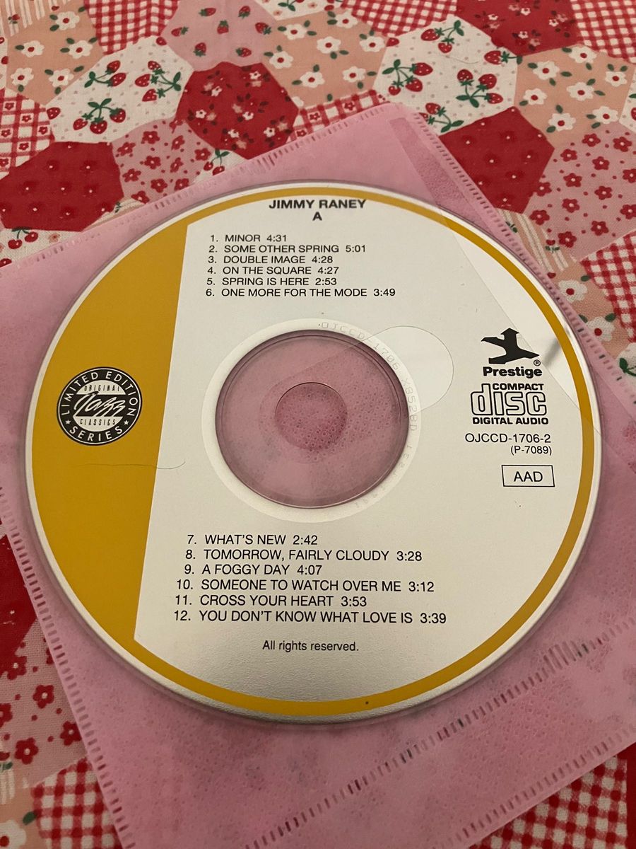 JIMMY RANEY ジミー レイニー A CD PRESTIGE 7089 ジャズ ギタリスト