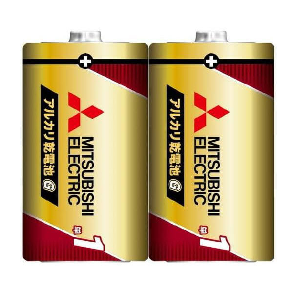 単１アルカリ電池 単一乾電池 三菱 日本製 LR20GR/2S/0824 ２個組ｘ１パック/送料無料_画像1