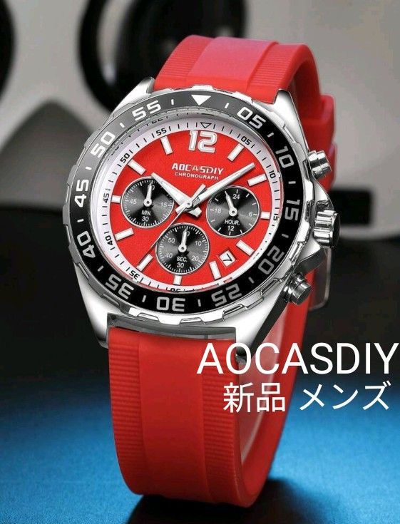 ★■ 新品 AOCASDIY メンズ 腕時計 稼働品