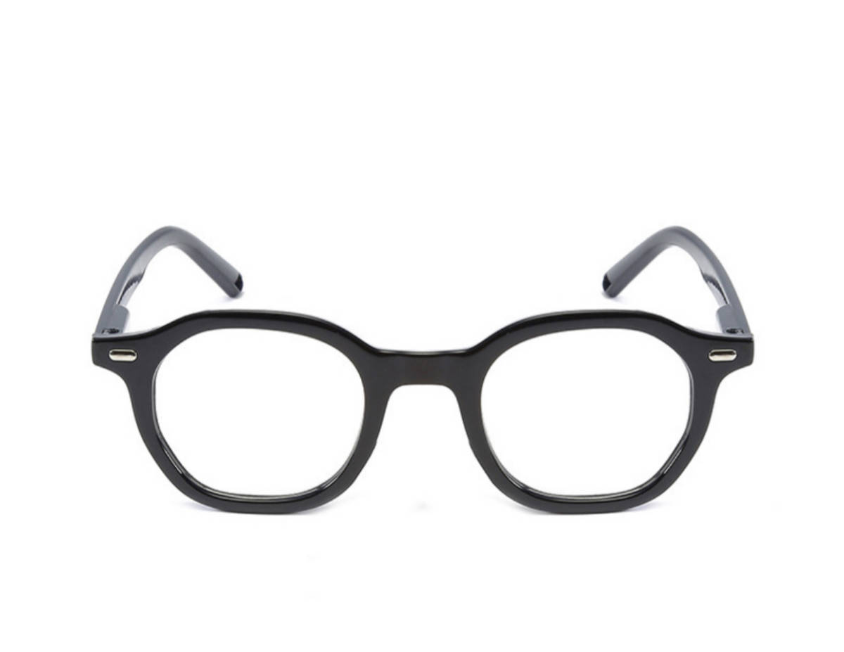 送料無料 ＋4 老眼鏡　リーディンググラス ブルーライトカット シニアグラス 軽量　メガネ ブラック　新品