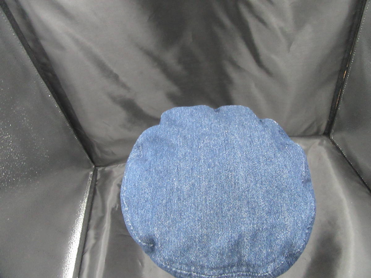 ジーンズ生地　　キャスケット調帽子　CECIL McBEE　コットン１００％　サイズ：フリー　中古良品_画像5